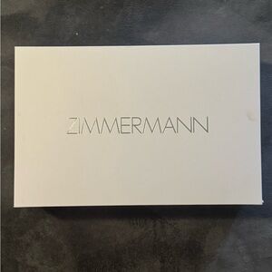 Zimmermann White and Silver Box